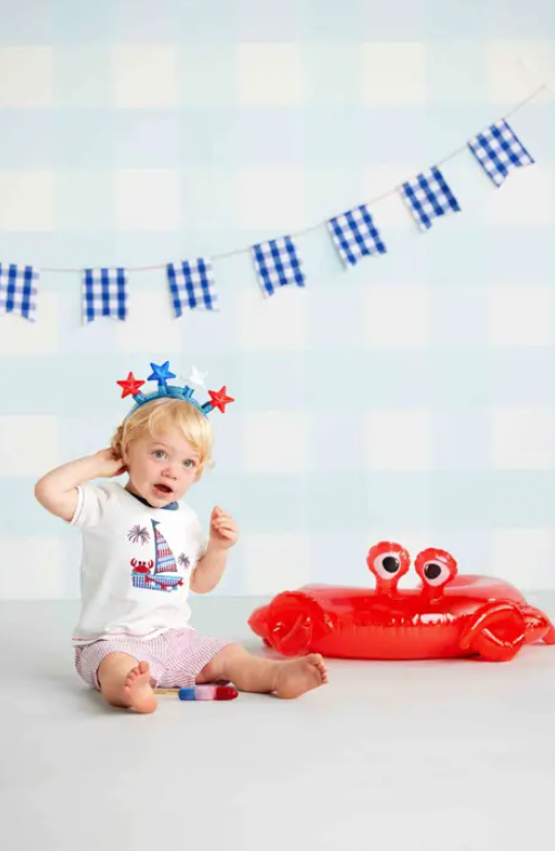 Crab Toddler Short Set