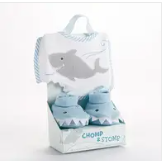 Shark Bib & Booties Gift Set