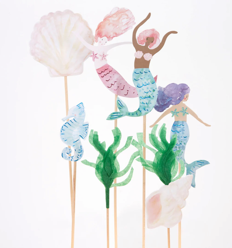 Mermaid Cake Toppers