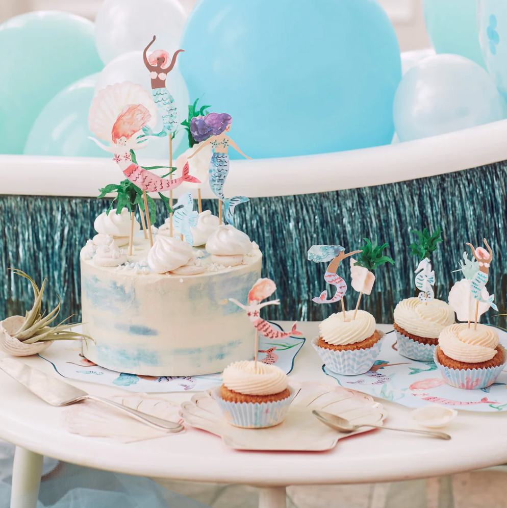 Mermaid Cake Toppers