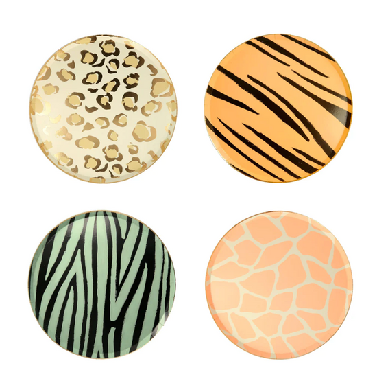 Safari Animal Print Side Plates