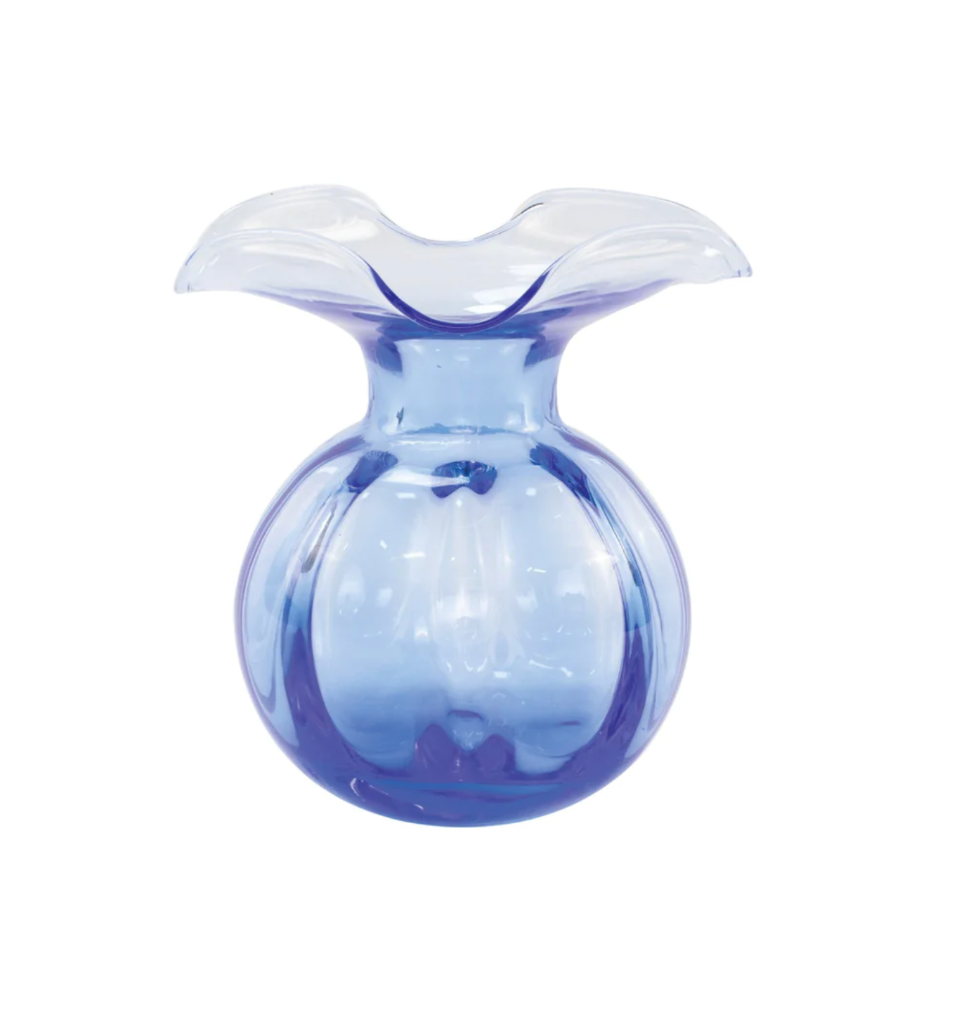 Hibiscus Glass Bud Vase