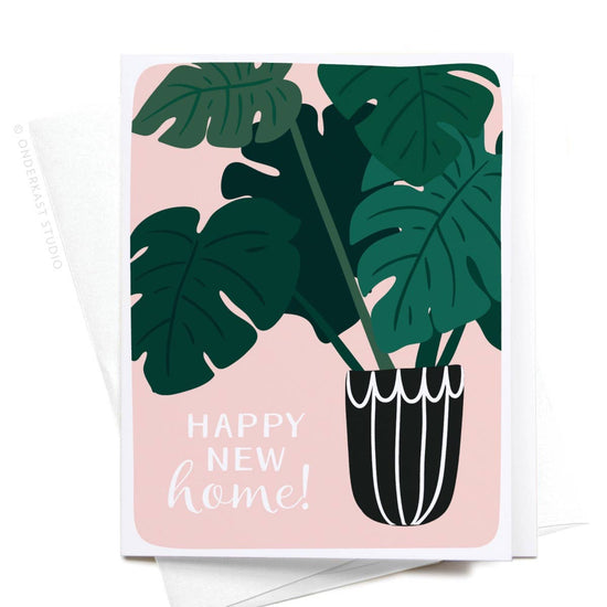 Happy New Home! House Plant Greeting Card