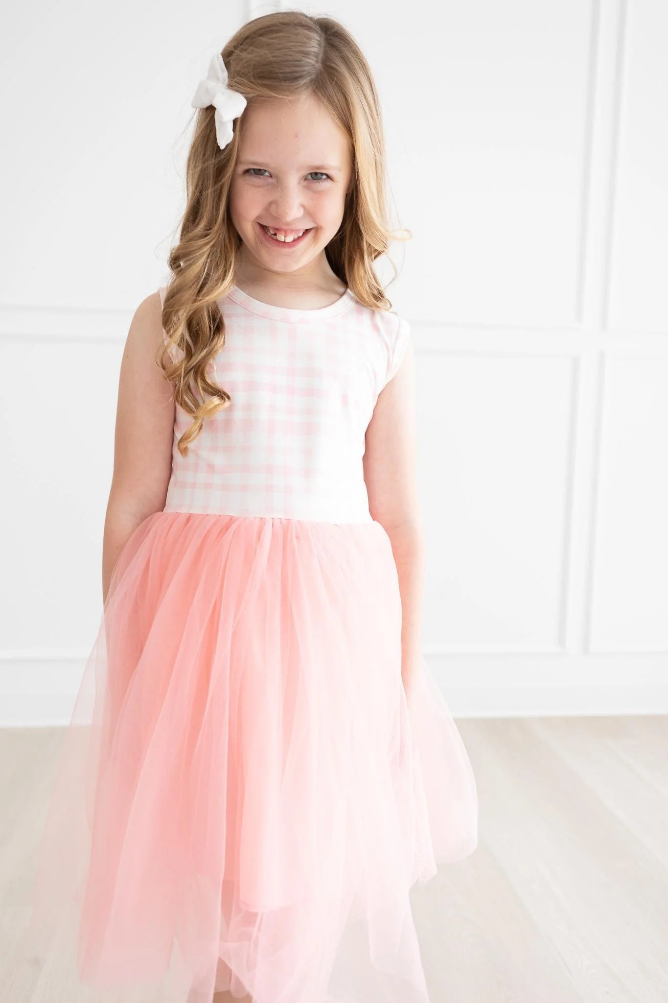 Pink Gingham TuTu Dress