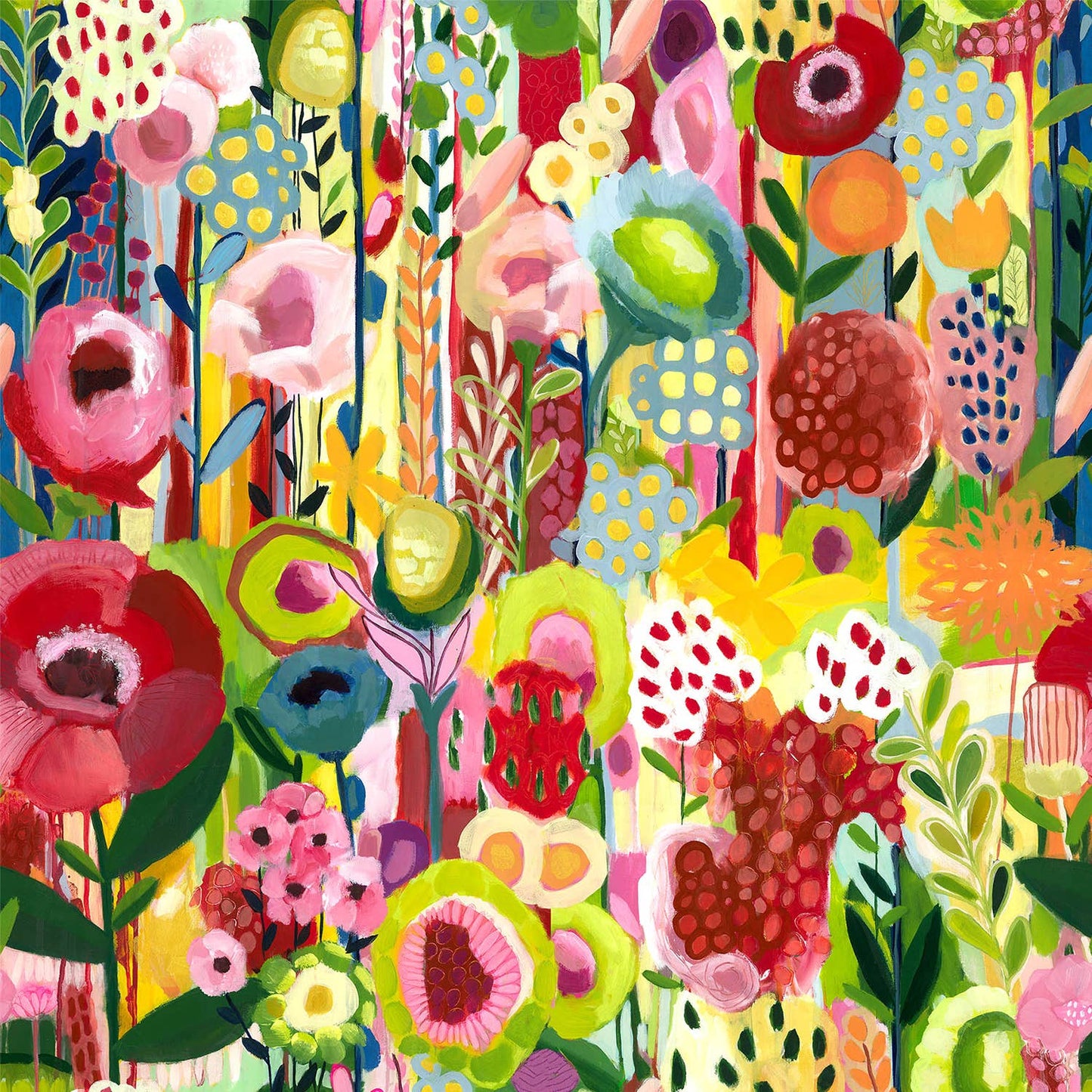 Floral Collage Tissue - Printed