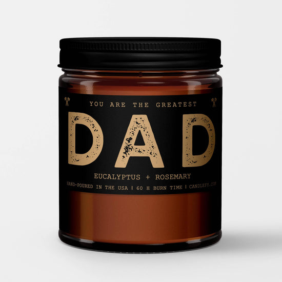 Father's Day Gift Candle: Greatest Dad (Eucalyptus Spa)