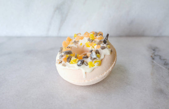 Mini White Pumpkin Vanilla Donut Bath Bomb