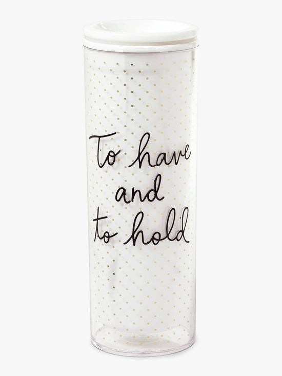 To Have & To Hold Kate Spade Acrylic Thermal Mug 16fl oz